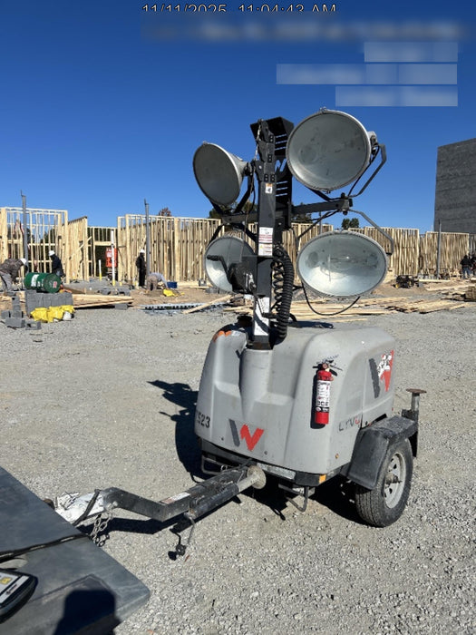 2018 Wacker Neuson LTV6K-MH Wacker Neuson LTV6K Mobile Light Tower w/Fuel Level Sensor Installed