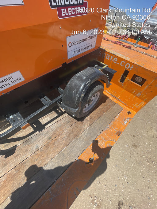 2022 Lincoln Electric LE400 Kubota V1505, Trlr, Cable Rack, Light Kit, ES Decals, T3