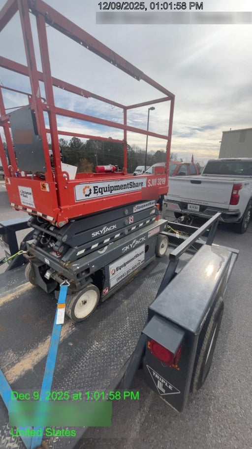 2019 Skyjack SJIII-3219 Standard Options, Trojan Batteries