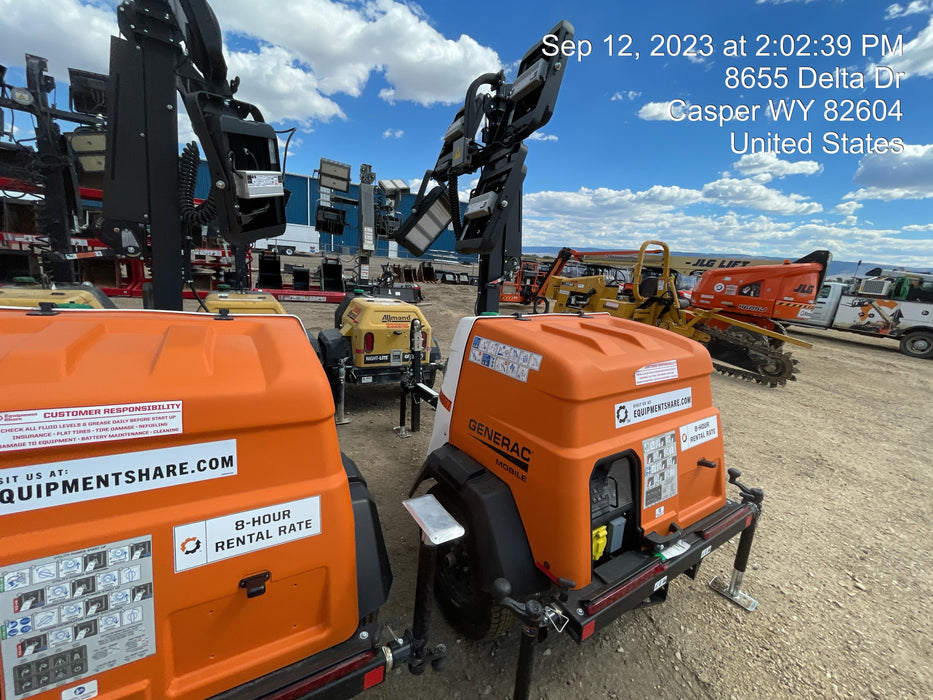 2023 Generac MLT2 Diesel, Flex Switch 120V Input, Powerzone Controller, (4) 320W LED Lights, 4kW Generator, 39.9 Gal Fuel Tank, 2" Ball, T3