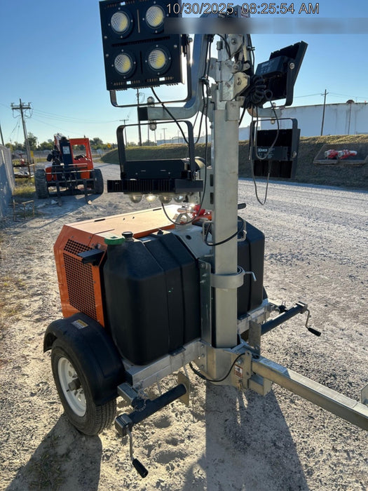 2024 Wanco WLTT-4MM4K Diesel, Deep Sea Controller, Shore Power Plug, Auto Start, (4) 350W LED Floodlights, 4kW Generator, 60 Gal Fuel Tank, 2" Ball, T3