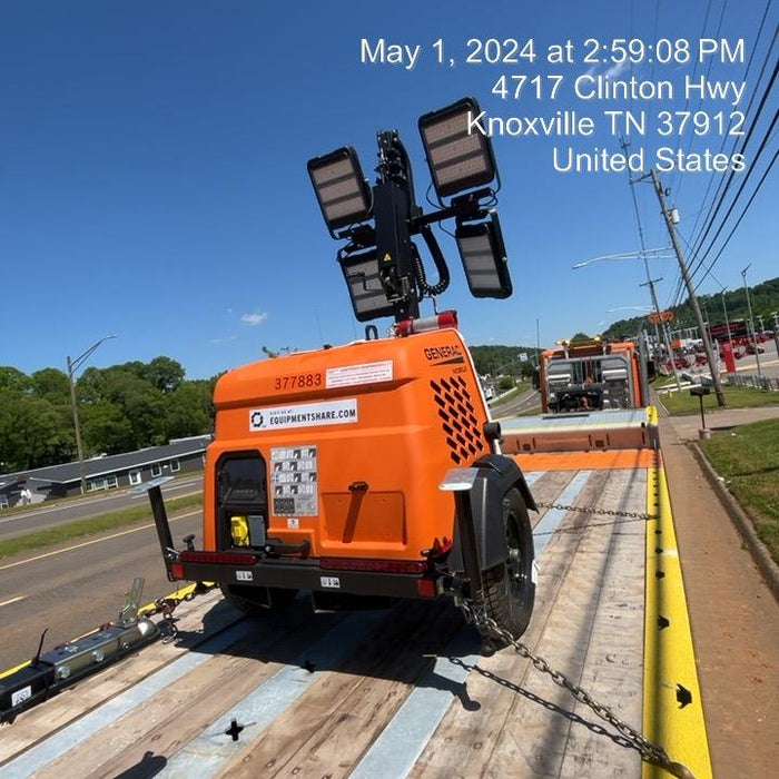 2023 Generac MLT2 Diesel, Flex Switch 120V Input, Powerzone Controller, 
(4) 320W LED Lights, 4kW Generator, 39.9 Gal Fuel Tank, 2" Ball, T3