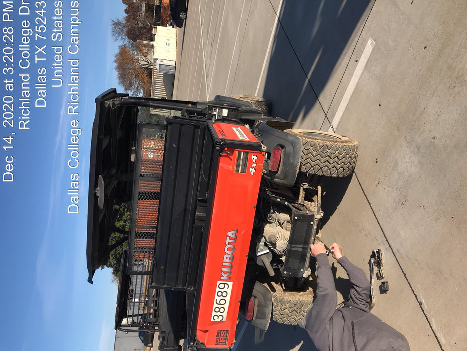 2019 Kubota RTV-X1140W-H 4wd Utility Cart, 4 Seat, Diesel, LED Strobe, Windshield Tempered Glass, Plastic Canopy, Wire Harness Kit, Backup Alarm