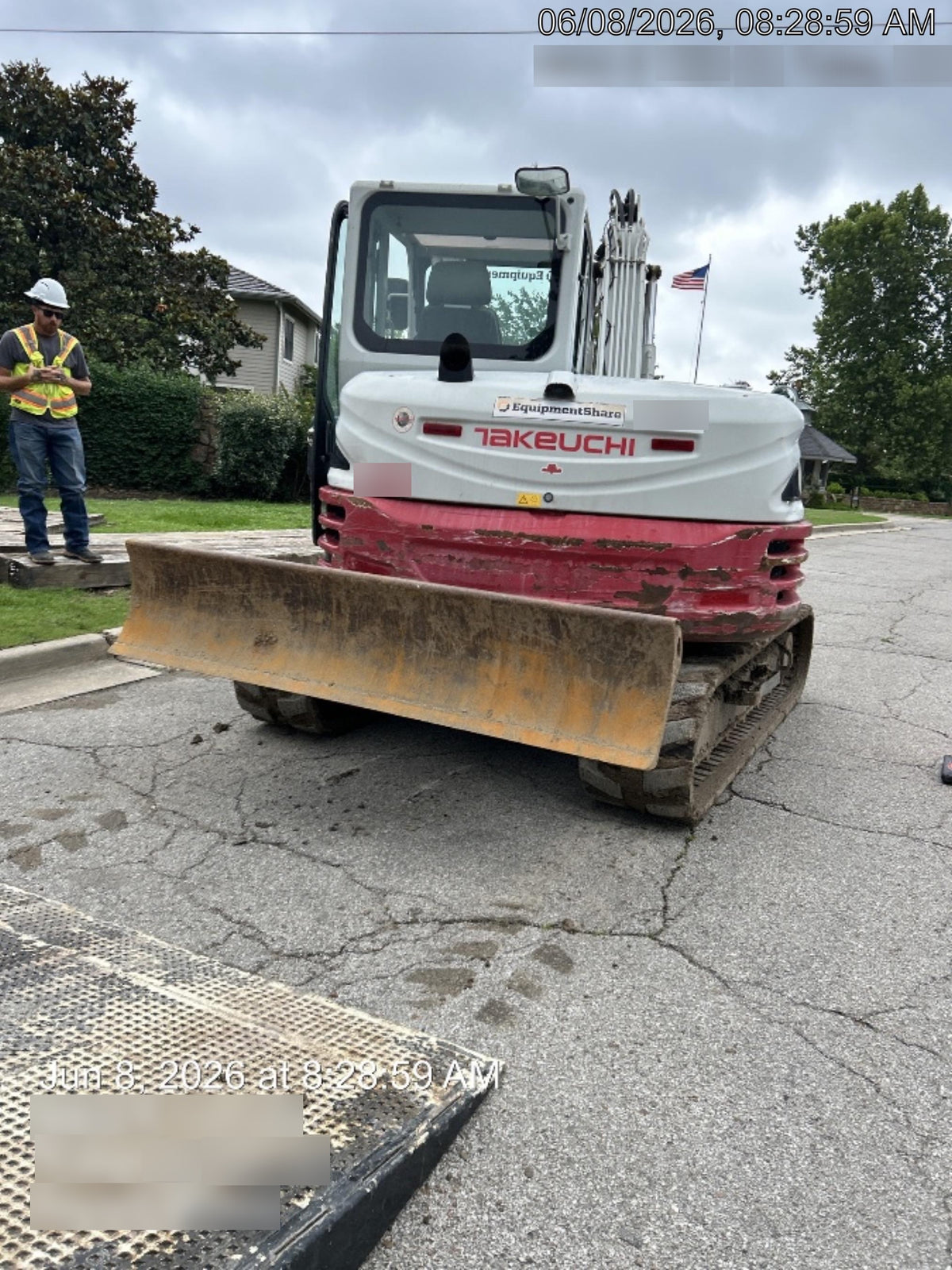 2019 Takeuchi TB290 Cab/Heat/AC Rubber tracks, Dozer blade, Travel alarm, Auxiliary hydraulics w/Manual QC, Hydraulic thumb, 18", 24", and 36" Buckets