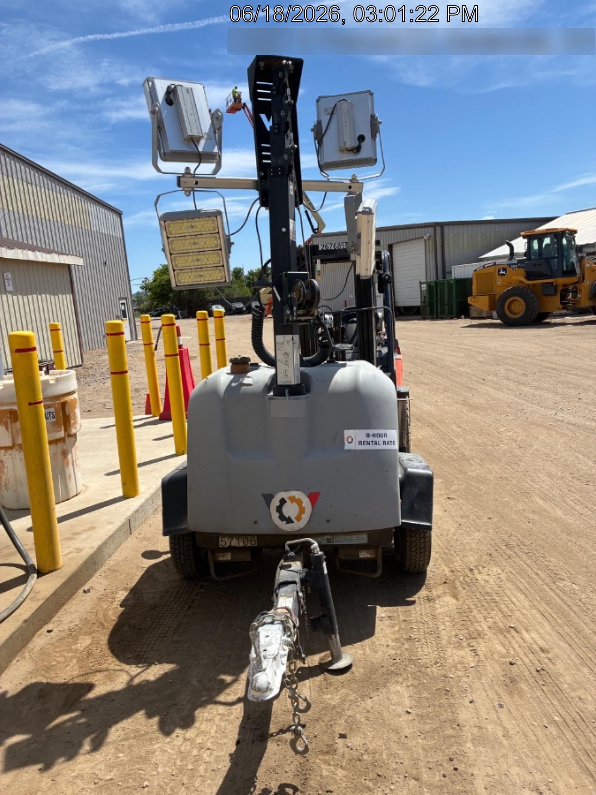 2019 Wacker Neuson LTV6K-LED Standard LED Towable Light Tower w/None