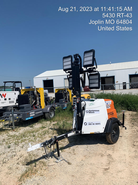 2023 Generac MLT2 Diesel, Flex Switch 120V Input, Powerzone Controller, (4) 320W LED Lights, 4kW Generator, 39.9 Gal Fuel Tank, 2" Ball, T3