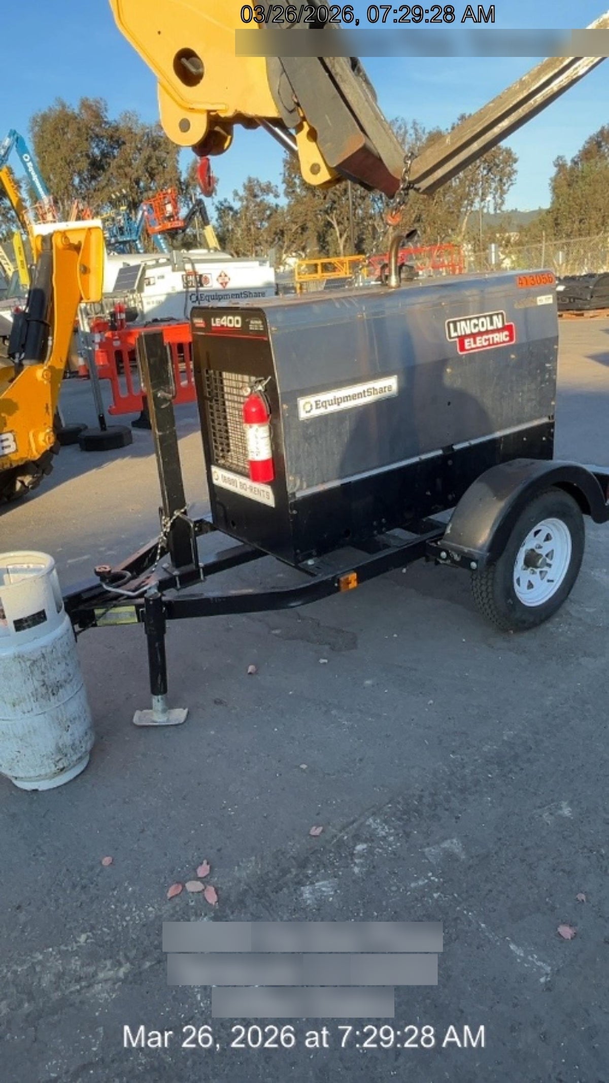 2024 Lincoln Electric LE400 Kubota V1505, Trlr, Cable Rack, Light Kit, ES Decals, T3