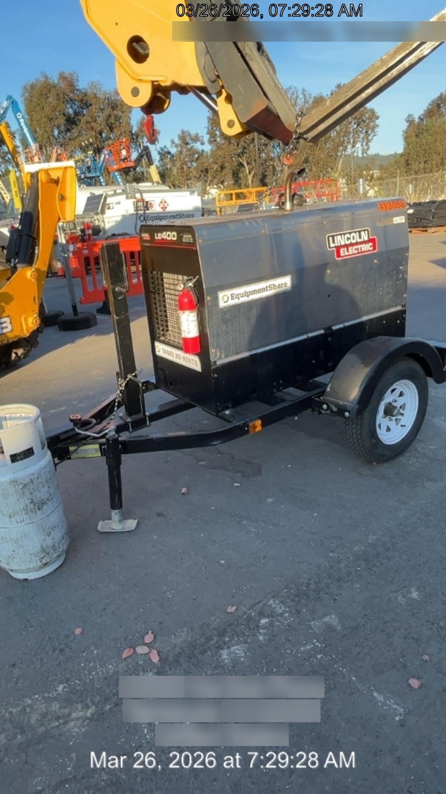 2024 Lincoln Electric LE400 Kubota V1505, Trlr, Cable Rack, Light Kit, ES Decals, T3