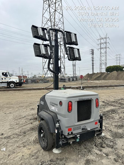 2024 Wacker Neuson LTT4 Diesel, Kohler KDW702, Deep Sea Controller, Auto Start, LED 320W, Bypass Outlet, T3