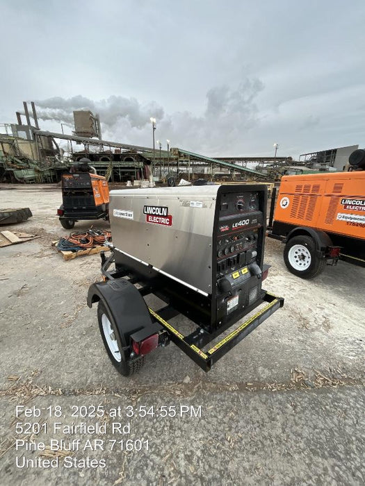 2024 Lincoln Electric LE400 Kubota V1505, Trlr, Cable Rack, Light Kit, ES Decals, T3