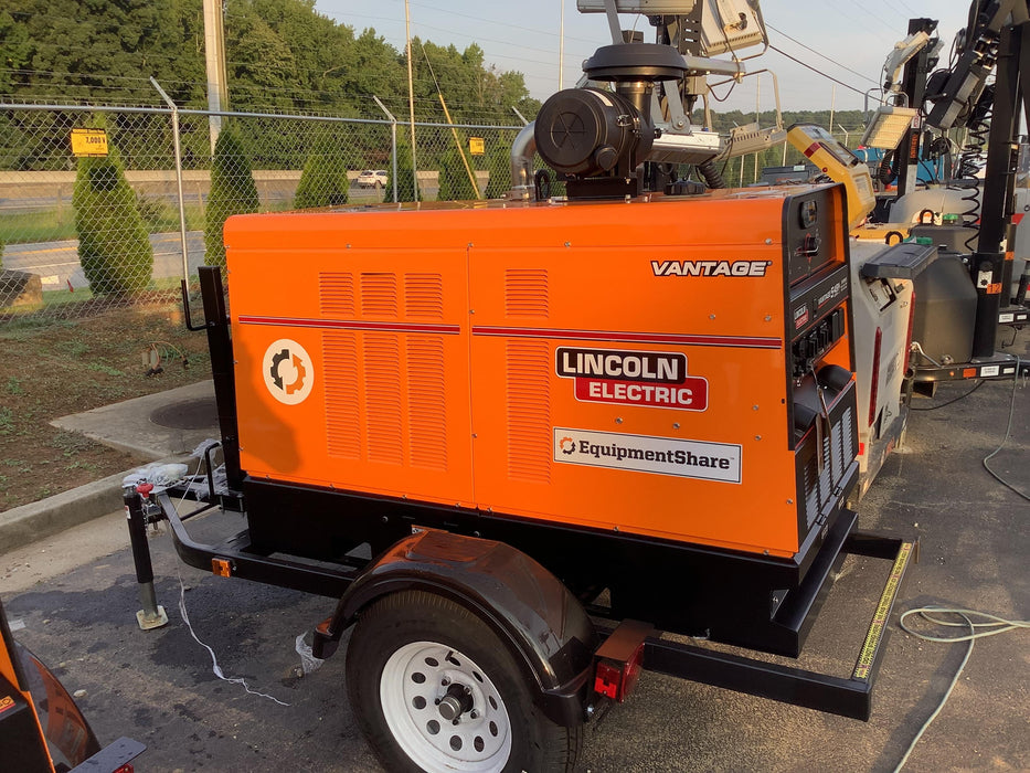 2021 Lincoln Electric Vantage 549X Ready Pak 3, ORANGE (includes trailer, cable rack, fender light kit)