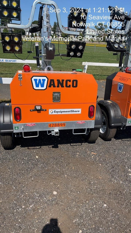 2024 Wanco WLTT-4MM4K Diesel, Deep Sea Controller, Shore Power Plug, Auto Start, (4) 350W LED Floodlights, 4kW Generator, 60 Gal Fuel Tank, 2" Ball, T3