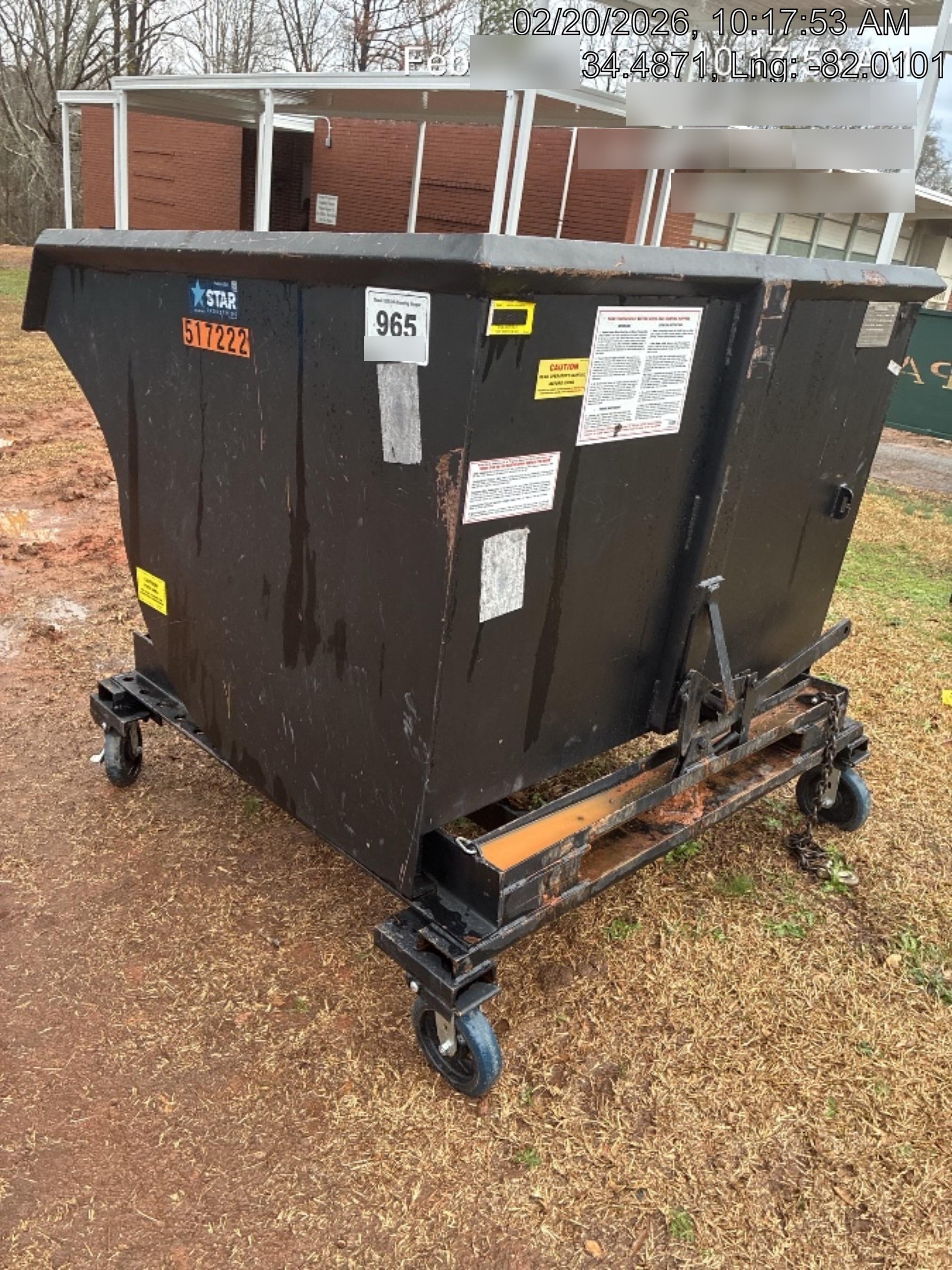 2025 STAR INDUSTRIES M-1820 - Self-Dump Hopper