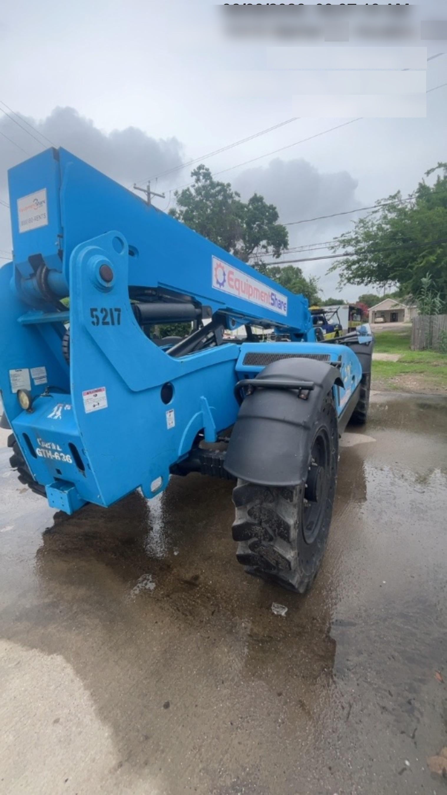 2017 Genie GTH-636 Genie GTH636, Solid RT Tires, T4F, worklights (LED, rear), Open ROPS