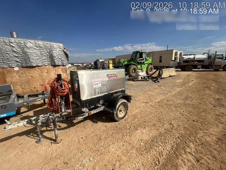 2019 Lincoln Electric Vantage 322 Welder Ready-Pak 3, Two wheel trailer, Fender and Light kit, Cable Rack
