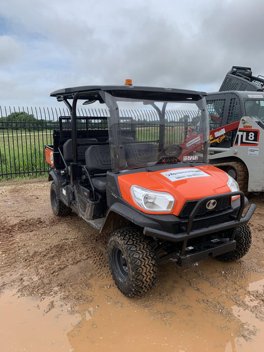 2021 Kubota RTV-X1140W-H Plastic Canopy, Windshield Acrylic Clear, LED Strobe Light, Wire Harness Kit, Back up Alarm