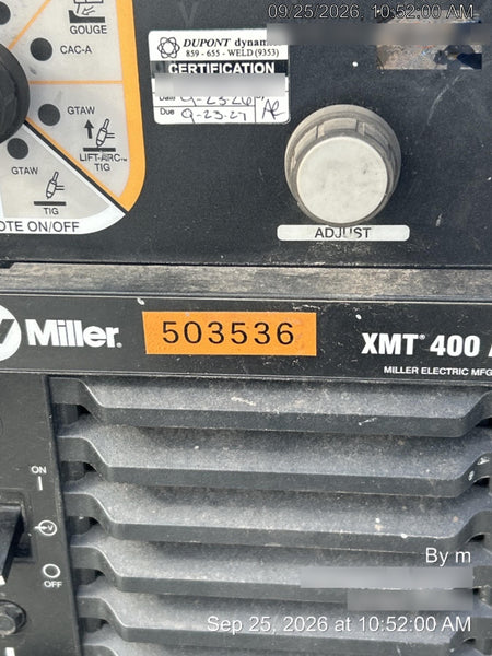 2025 MILLER ELECTRIC XMT 400