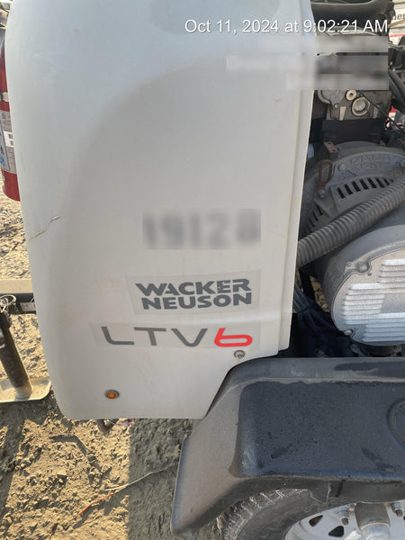 2018 Wacker Neuson LTV6L-MH Wacker Neuson LTV6L Mobile Light Tower w/Fuel Level Sensor Installed