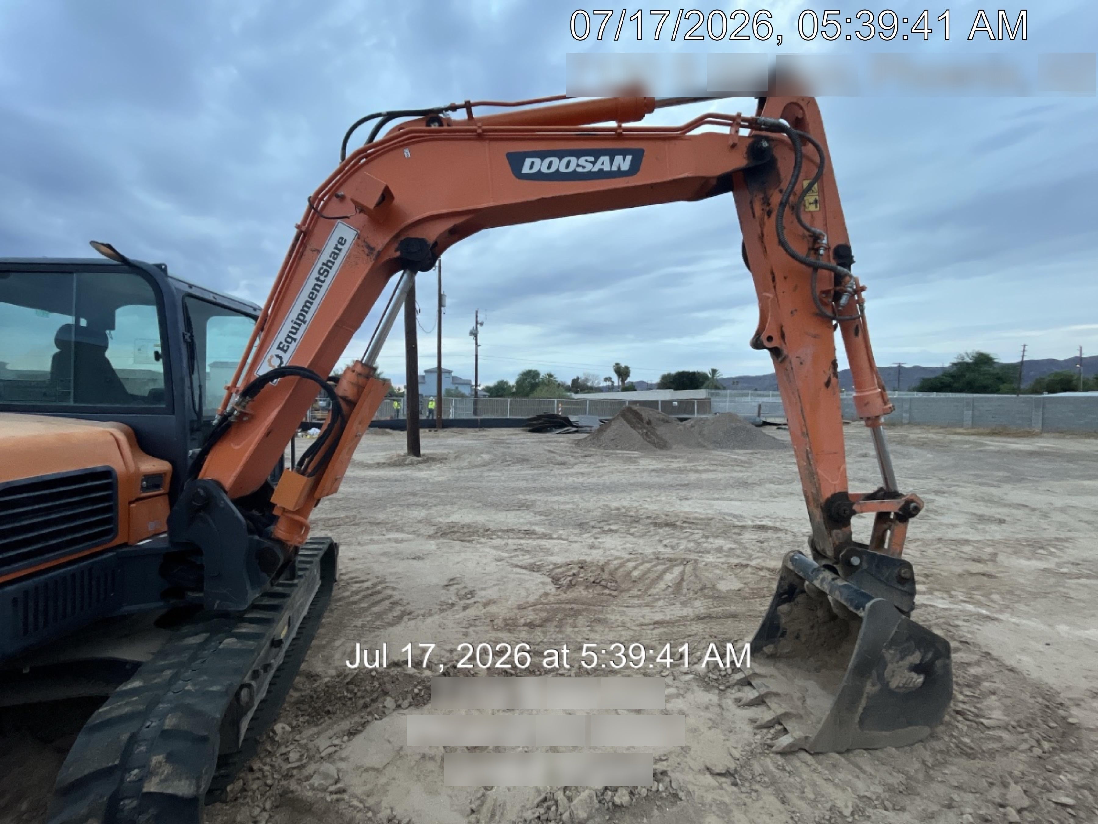 2020 DOOSAN DX85R-3