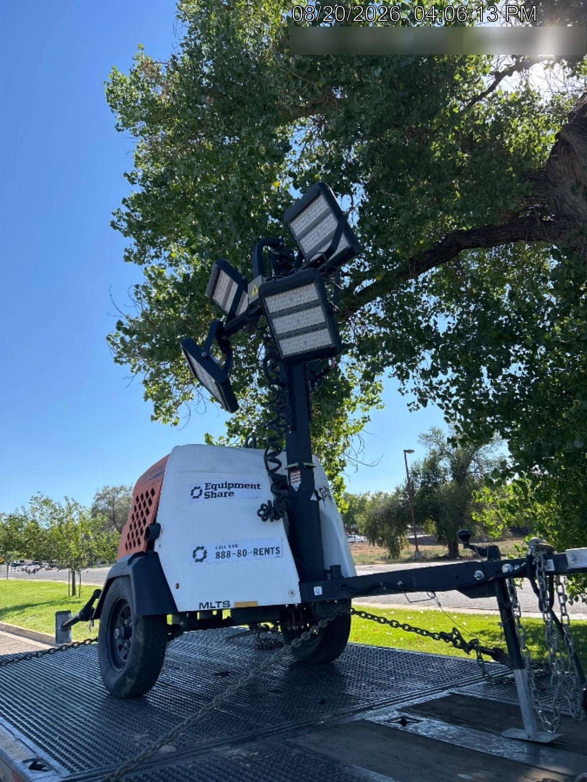 2023 Generac MLT2 Diesel, Flex Switch 120V Input, Powerzone Controller, 
(4) 320W LED Lights, 4kW Generator, 39.9 Gal Fuel Tank, 2" Ball, T3