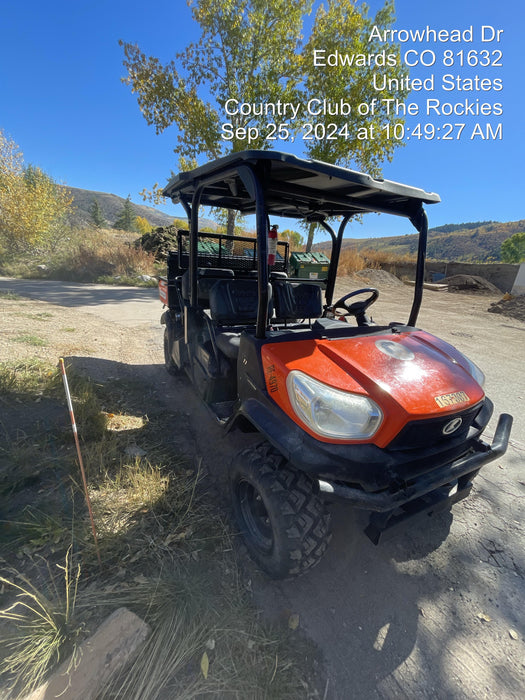 2021 Kubota RTV-X1140W-H Plastic Canopy, Windshield Acrylic Clear, LED Strobe Light, Wire Harness Kit, Back up Alarm