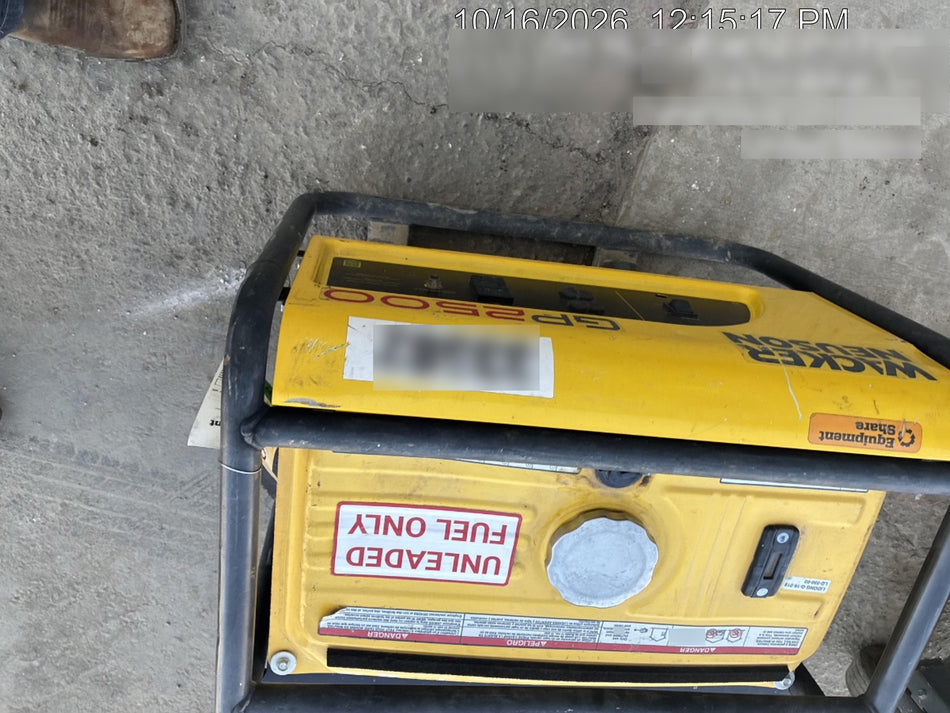 2019 WACKER NEUSON GP2500A