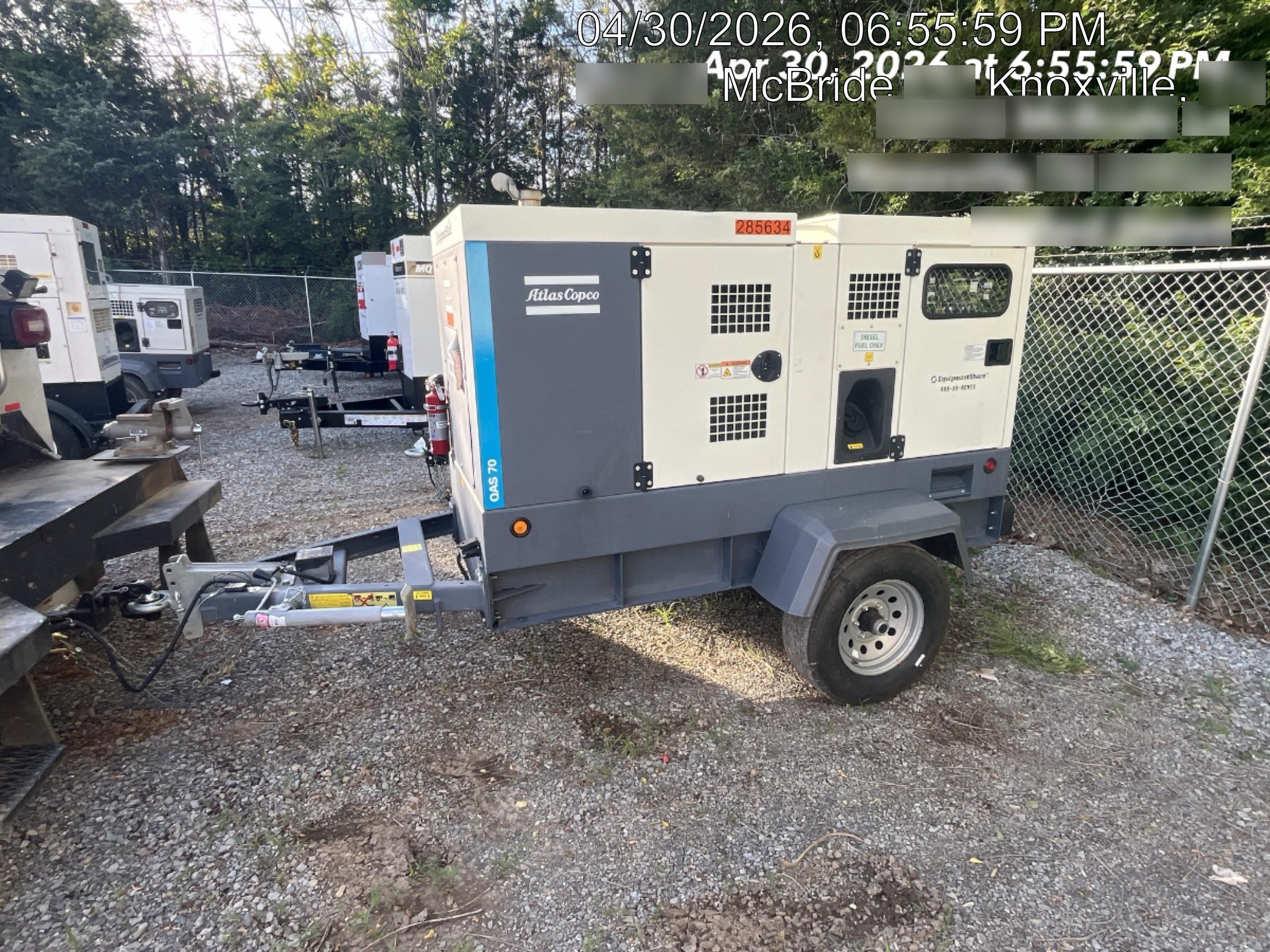 2022 ATLAS COPCO QAS 70