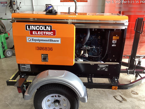 2023 Lincoln Electric LE400 Kubota V1505, Trlr, Cable Rack, Light Kit, ES Decals, T3