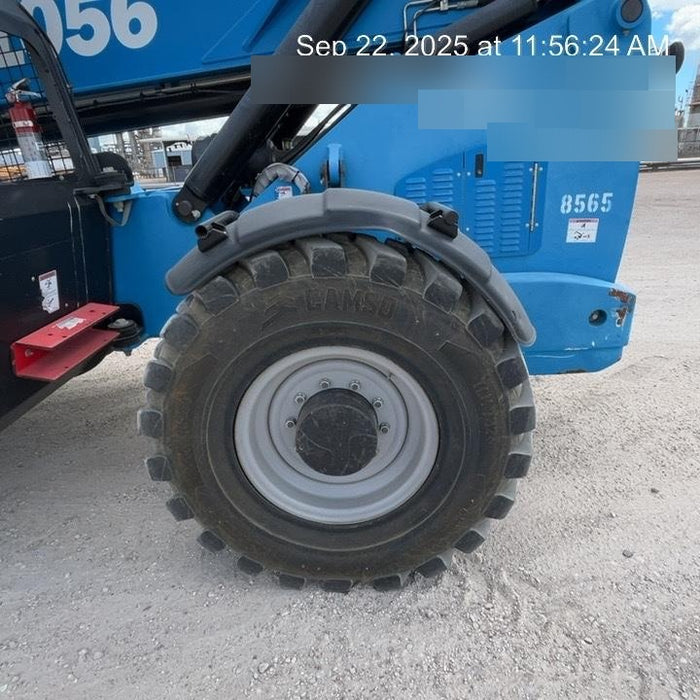 2018 Genie GTH-1056 Genie GTH-1056 w/Open ROPS, Solid Tires, Work Light/Beacon, 60" Carriage and Forks