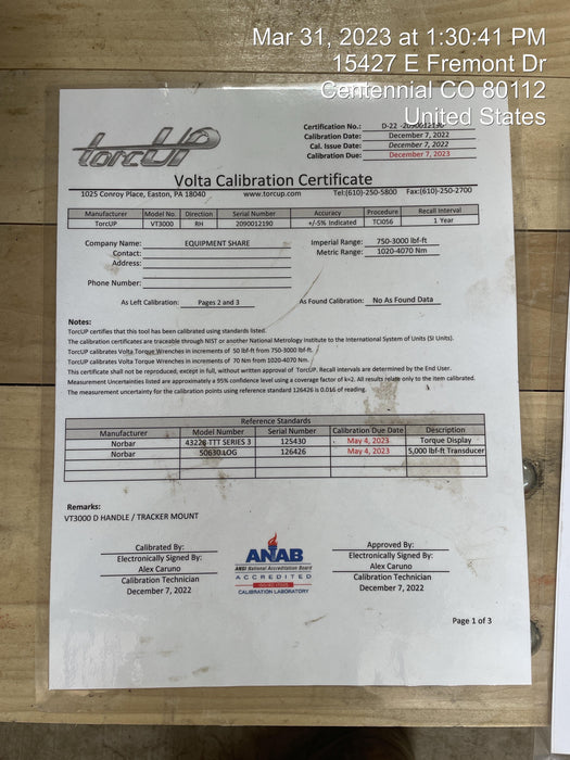 2023 TORCUP VT-3000KIT