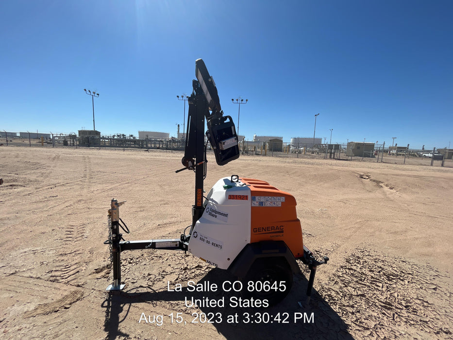 2023 Generac MLT2 Diesel, Flex Switch 120V Input, Powerzone Controller, (4) 320W LED Lights, 4kW Generator, 39.9 Gal Fuel Tank, 2" Ball, T3