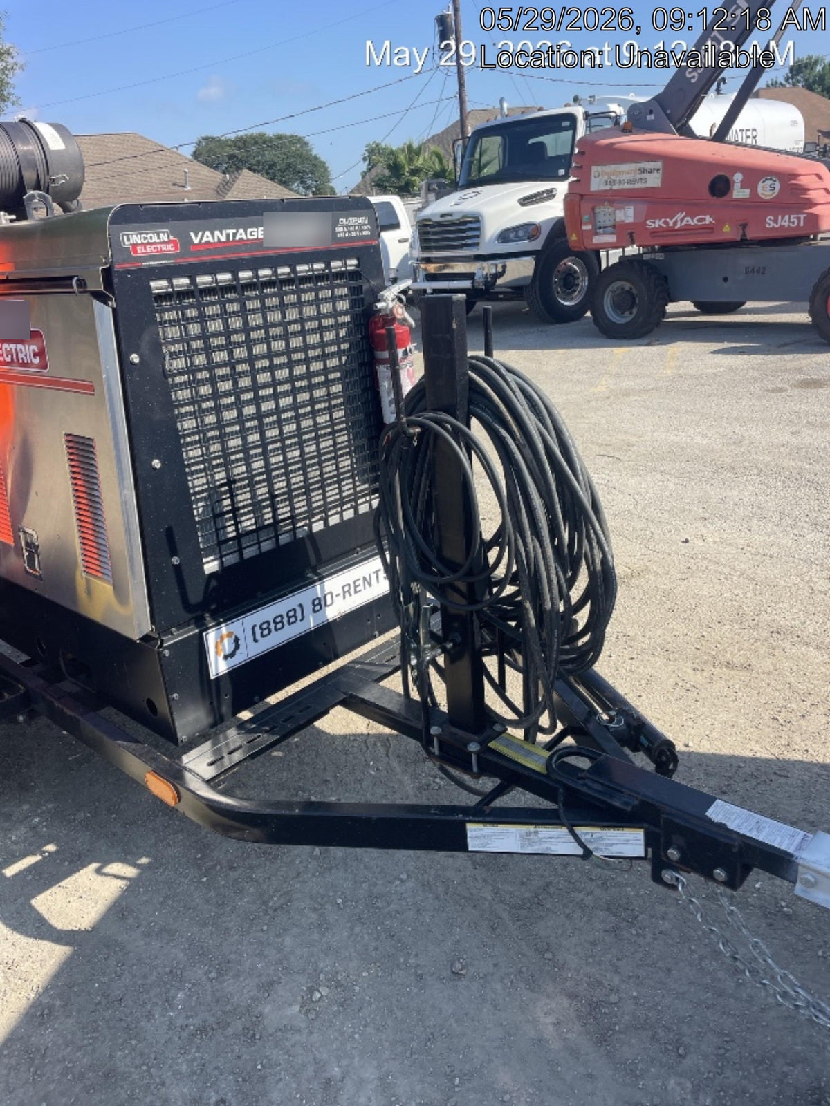 2024 Lincoln Electric Vantage 549X Vantage 549X Ready Pak 3 w/ Telematics & Decals, Stainless (Includes Trailer, Cable Rack, Fender Light Kit), part #K3534-2-RP3MES