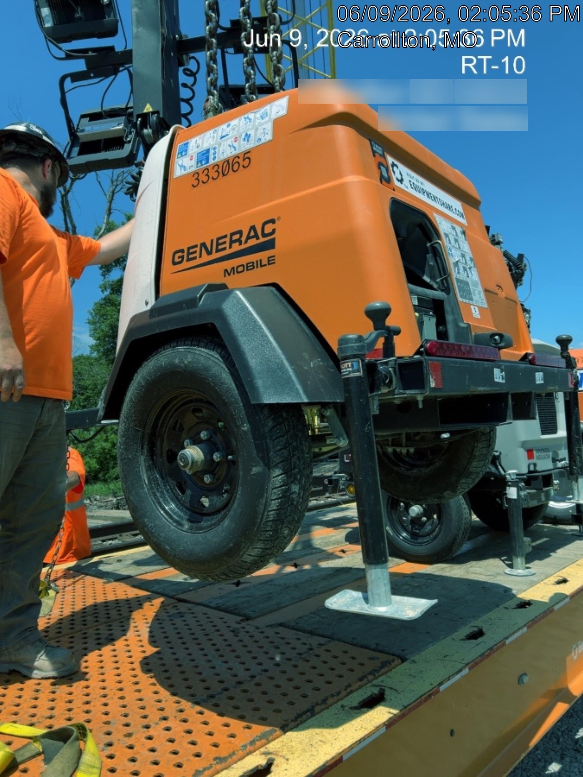 2023 Generac MLT2 Diesel, Flex Switch 120V Input, Powerzone Controller, (4) 320W LED Lights, 4kW Generator, 39.9 Gal Fuel Tank, 2" Ball, T3