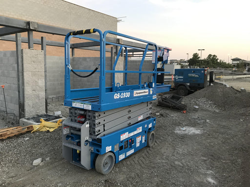 2020 Genie GS-1930 Fixed rails with chain entry gate - Pre A92.20, 800W Inverter