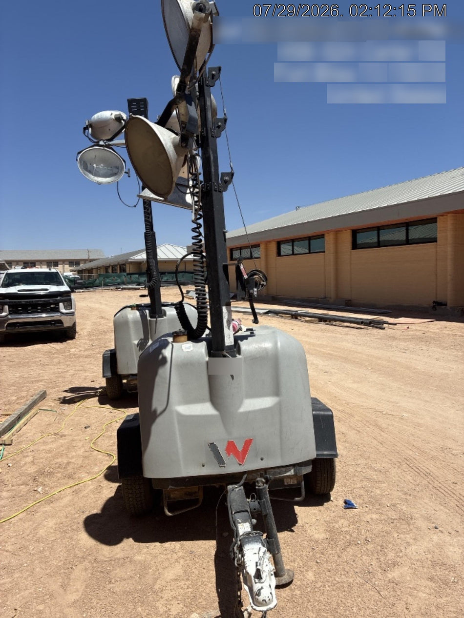 2018 Wacker Neuson LTV6L-MH Wacker Neuson LTV6L Mobile Light Tower w/Fuel Level Sensor Installed