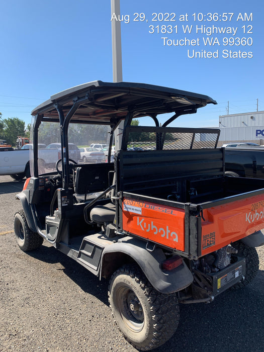 2022 Kubota RTV-X1140W-H Plastic Canopy, Windshield Acrylic Clear, LED Strobe Light, Wire Harness Kit, Back up Alarm