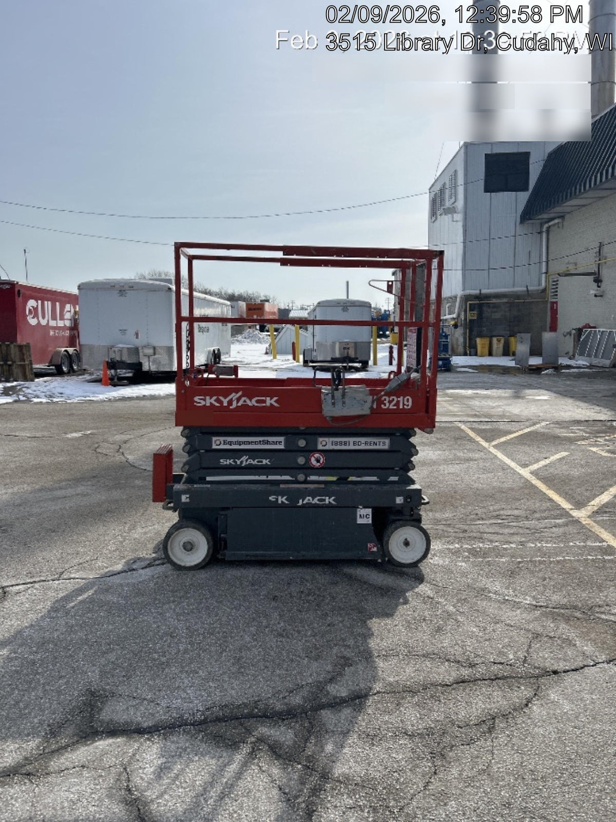 2018 Skyjack SJIII-3219 Standard Rental Specs
