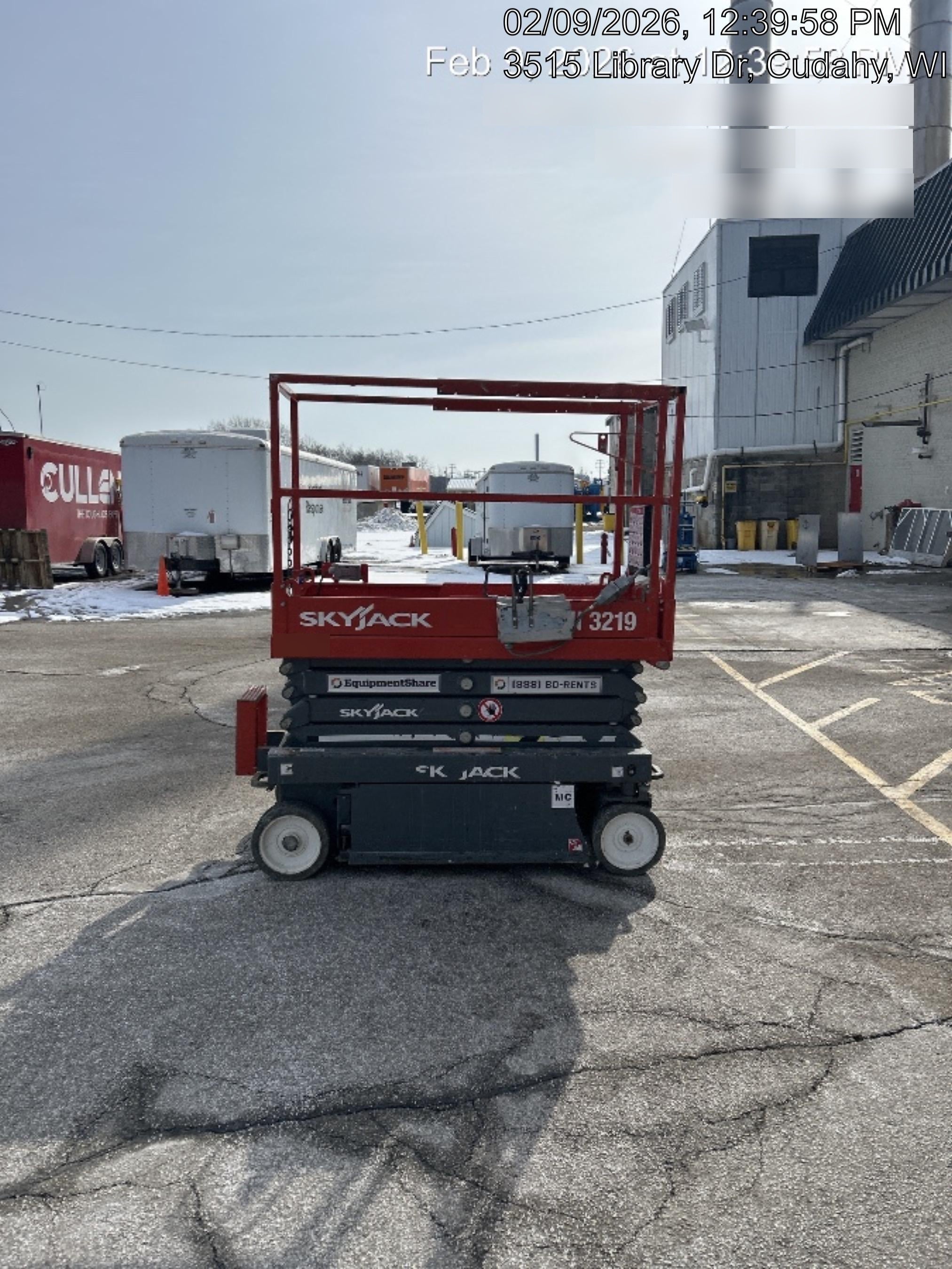 2018 Skyjack SJIII-3219 Standard Rental Specs