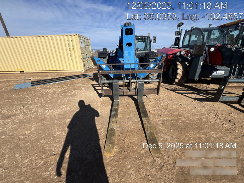 2018 Genie GTH-1056 Genie GTH-1056 w/CAB, Solid Tires, Work Lights, 60" carriage/forks, cab mesh, beacon