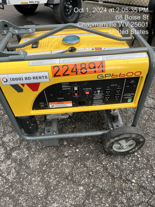 2022 WACKER NEUSON GP6600A