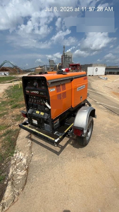 2022 Lincoln Electric LE400 Kubota V1505, Trlr, Cable Rack, Light Kit, ES Decals, T3