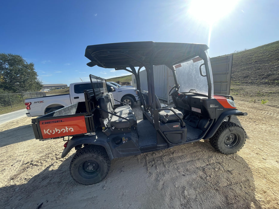 2022 Kubota RTV-X1140W-H Plastic Canopy, Windshield Acrylic Clear, LED Strobe Light, Wire Harness Kit, Back up Alarm