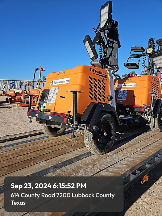 2023 Generac MLT2 Diesel, Flex Switch 120V Input, Powerzone Controller, (4) 320W LED Lights, 4kW Generator, 39.9 Gal Fuel Tank, 2" Ball, T3