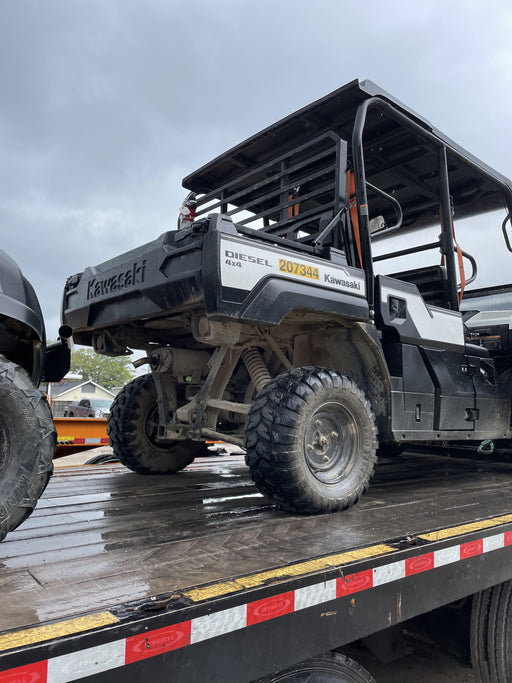 2022 Kawasaki Mule PRO-DXT Standard Options, Backup Alarm, Beacon, Plastic Hard Top, Poly Windshield, Horn Kit