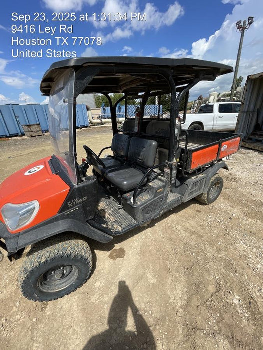 2022 Kubota RTV-X1140W-H Plastic Canopy, Windshield Acrylic Clear, LED Strobe Light, Wire Harness Kit, Back up Alarm