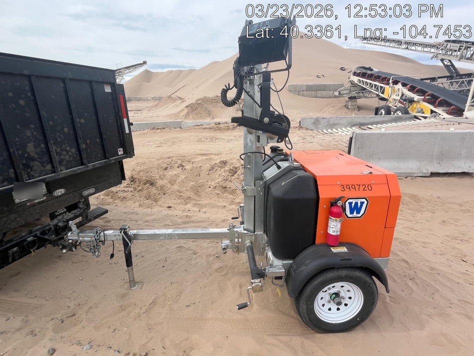 2024 Wanco WLTT-4MM4K Diesel, Deep Sea Controller, Shore Power Plug, Auto Start, (4) 350W LED Floodlights, 4kW Generator, 60 Gal Fuel Tank, 2" Ball, T3