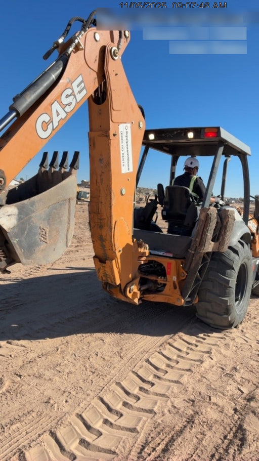 2019 Case 580N EP Canopy, 4WD, GP Front Bucket, Standard Stick, 2-Way Aux Hydraulics, ISO Controls