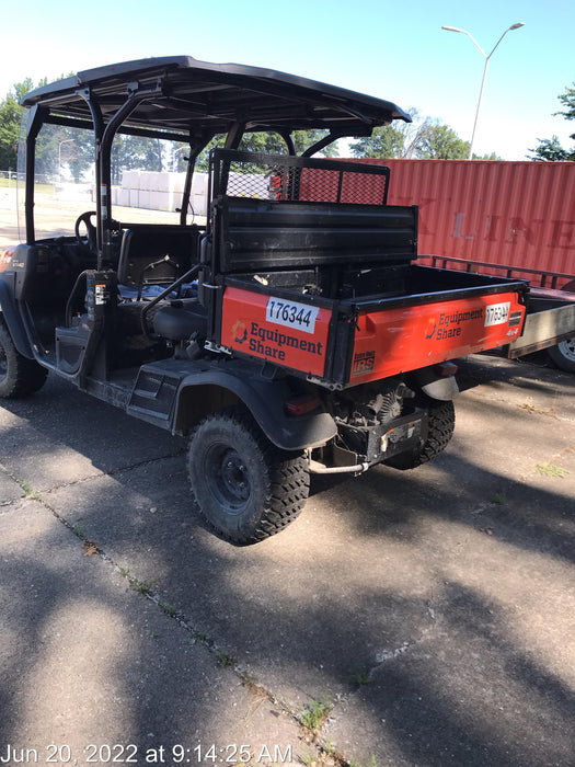 2022 Kubota RTV-X1140W-H Plastic Canopy, Windshield Acrylic Clear, LED Strobe Light, Wire Harness Kit, Back up Alarm