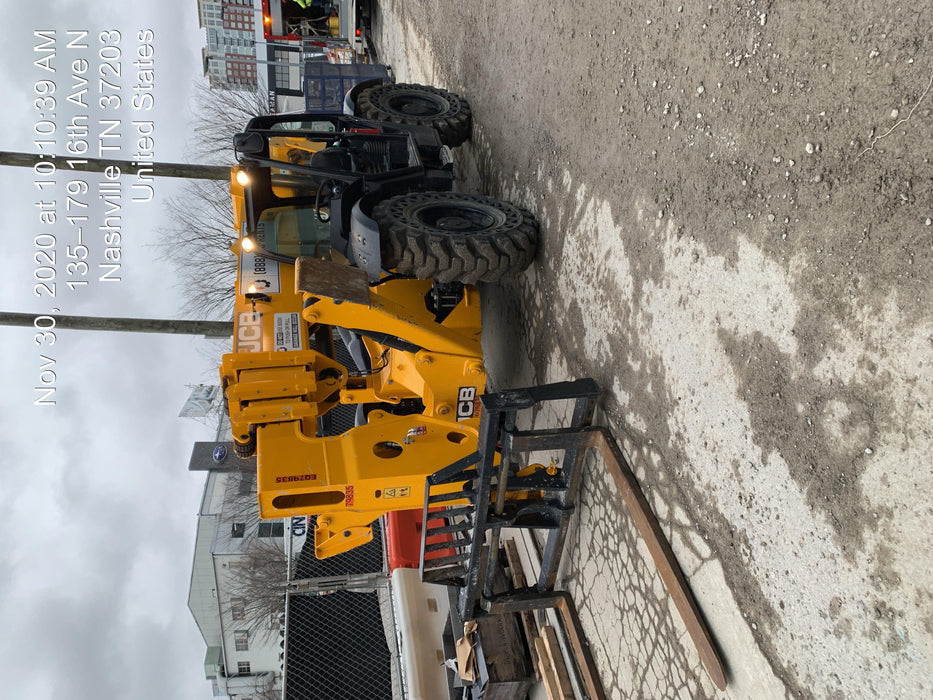 2020 JCB 510-56 Canopy, Solid Tires, Work Lights, Beacon, Aux Hydraulics, Back up Alarm, Lifting Eye, ES Decals