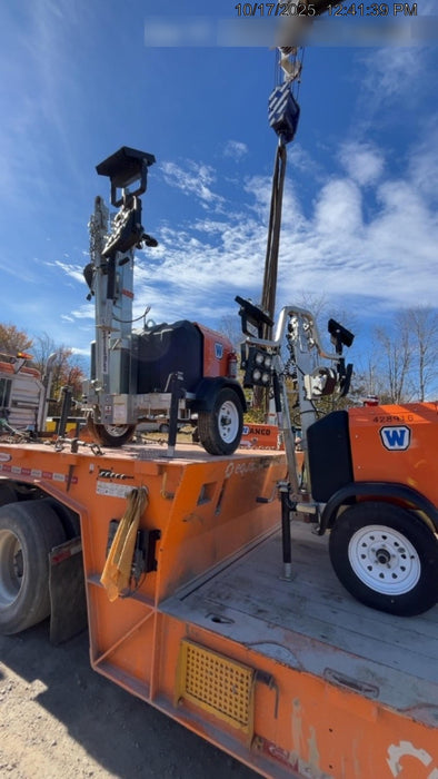 2024 Wanco WLTT-4MM4K Diesel, Deep Sea Controller, Shore Power Plug, Auto Start, (4) 350W LED Floodlights, 4kW Generator, 60 Gal Fuel Tank, 2" Ball, T3